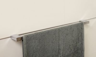 Porte serviettes mural à clipser inox L.60 cm Mat Inter Metropolitan