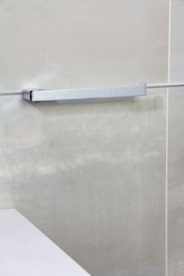 Porte serviettes mural à clipser L.25 cm inox Mat Inter Metropolitan