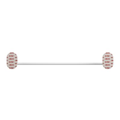 Porte-serviettes mural en acier inoxydable blanc l.40 cm Cavally GoodHome