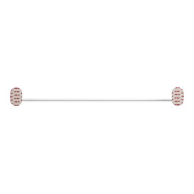 Porte-serviettes mural en acier inoxydable blanc l.60 cm Cavally GoodHome