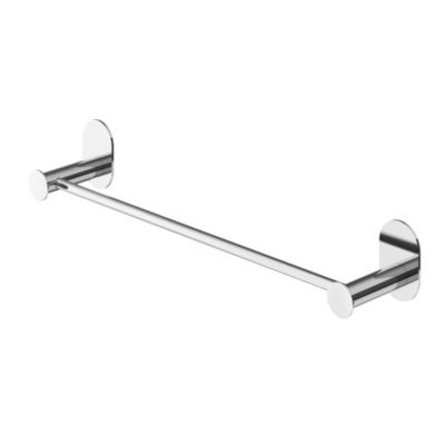 Porte-serviettes mural en acier inoxydable chromé l.40 cm Cavally GoodHome