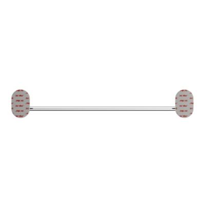 Porte-serviettes mural en acier inoxydable chromé l.40 cm Cavally GoodHome