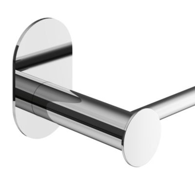 Porte-serviettes mural en acier inoxydable chromé l.40 cm Cavally GoodHome