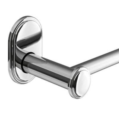 Porte-serviettes mural en acier inoxydable chromé l.40 cm Endell GoodHome