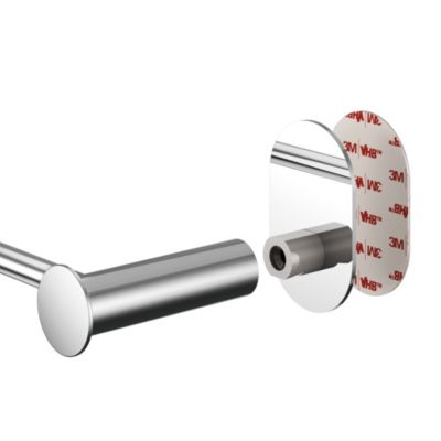 Porte-serviettes mural en acier inoxydable chromé l.60 cm Cavally GoodHome