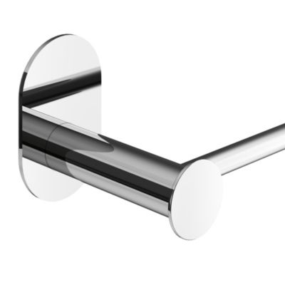 Porte-serviettes mural en acier inoxydable chromé l.60 cm Cavally GoodHome