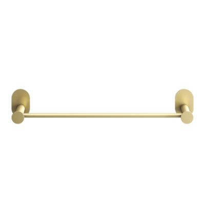 Porte-serviettes mural en acier inoxydable or l.44,5 cm Cavally GoodHome