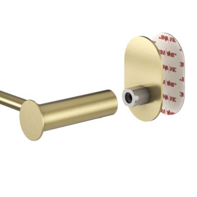 Porte-serviettes mural en acier inoxydable or l.44,5 cm Cavally GoodHome