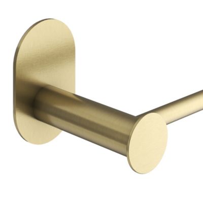 Porte-serviettes mural en acier inoxydable or l.44,5 cm Cavally GoodHome