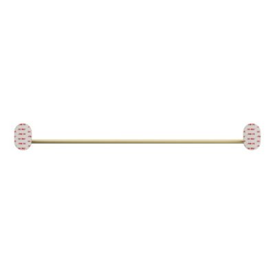 Porte-serviettes mural en acier inoxydable or l.60 cm Cavally GoodHome