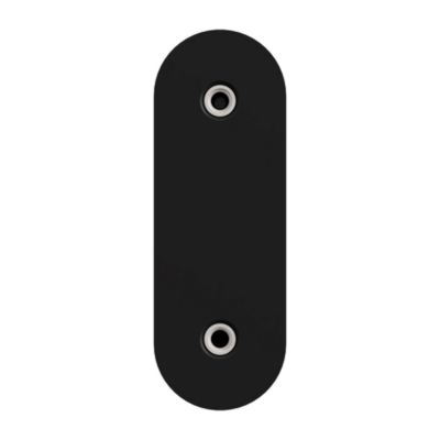 Porte-serviettes pivotant mural en acier inoxydable noir Cavally GoodHome