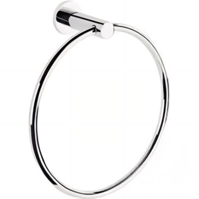 Porte serviettes salle de bains SANINDUSA anneau Prestige chrome