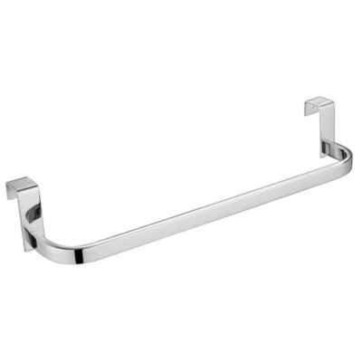 Porte-serviettes sans perçage de 28 cm en finition chrome poli en acier inoxydable Kibath