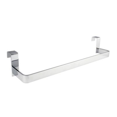 Porte-serviettes sans perçage de 36 cm en acier inoxydable finition chrome poli Kibath