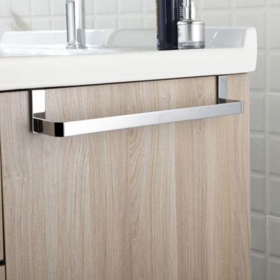 Porte-serviettes en Acier Inoxydable Sans Perçage - Porte-Serviettes de Cuisine - Suspendu à la Porte de l'Armoire Ou du Placard de Cuisine - Support