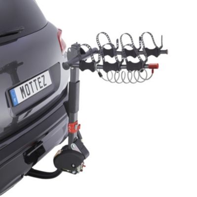 Porte-vélo 3 vélos suspendus sur attelage avec antivol Hercule 3 Mottez