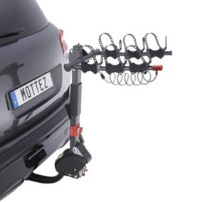 Porte-vélo 3 vélos suspendus sur attelage avec antivol Hercule 3 Mottez