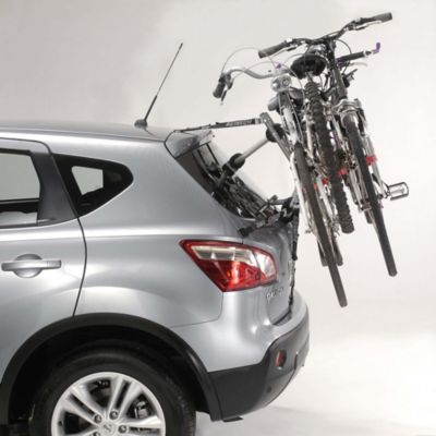Porte-vélos pour voiture Mottez fixation à sangles capacité 3 vélos charge maxi 45 kg