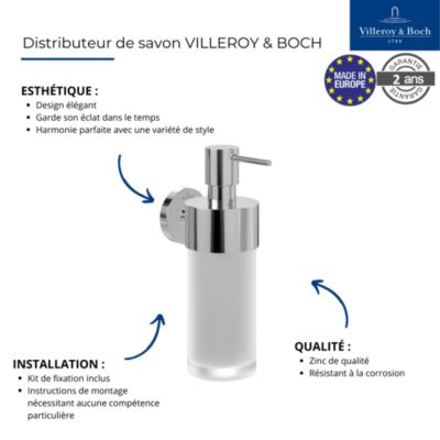 Porte-verre + Distributeur de savon VILLEROY & BOCH Elements Tender