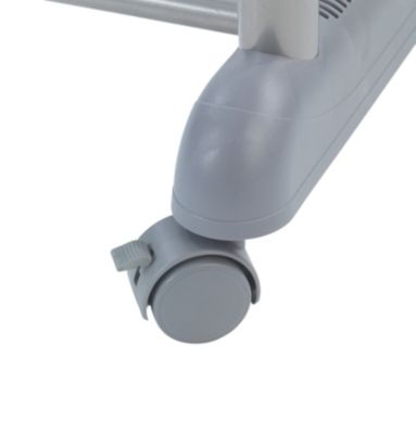 Porte-vêtement double extensible H. 168 cm x L. 163 cm Wenko gris