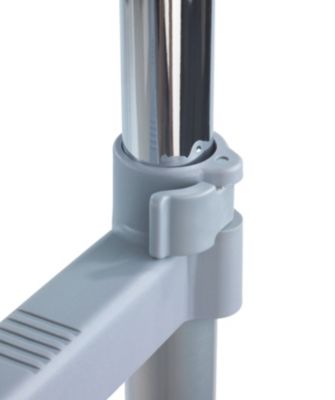 Porte-vêtement double extensible H. 168 cm x L. 163 cm Wenko gris