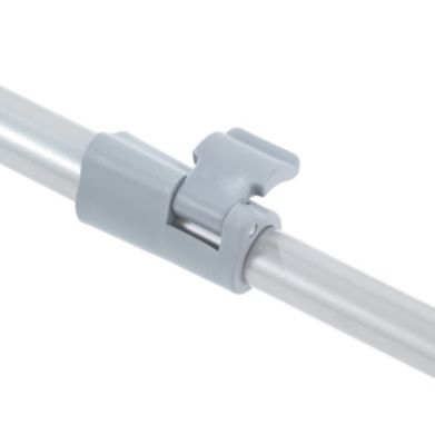 Porte-vêtement double extensible H. 168 cm x L. 163 cm Wenko gris