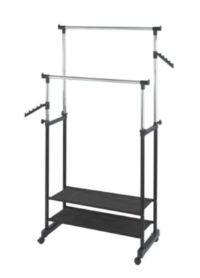 Porte-vêtement extensible H. 169 cm x L. 89,5 cm Wenko noir