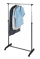 Porte-vêtement simple extensible H. 170 cm x L. 90 cm Mikey Wenko noir