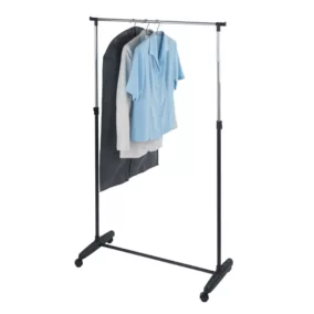 Porte-vêtement simple extensible H. 170 cm x L. 90 cm Mikey Wenko noir