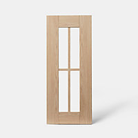 Porte vitrée de meuble de cuisine GoodHome Alpinia chêne l. 29.7 cm x H. 71.5 cm