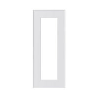 Porte vitrée de meuble de cuisine GoodHome Pasilla Blanc l. 29.7 cm x H. 71.5 cm