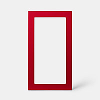 Porte vitrée de meuble de cuisine GoodHome Stevia Rouge l. 49.7 cm x H. 89.5 cm