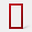 Porte vitrée de meuble de cuisine GoodHome Stevia Rouge l. 49.7 cm x H. 89.5 cm