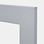 Porte vitrée de meuble de cuisine GoodHome Alisma Gris l. 49.7 cm x H. 71.5 cm