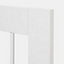 Porte vitrée de meuble de cuisine GoodHome Alpinia Blanc l. 29.7 cm x H. 89.5 cm