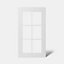 Porte vitrée de meuble de cuisine GoodHome Alpinia Blanc l. 49.7 cm x H. 89.5 cm
