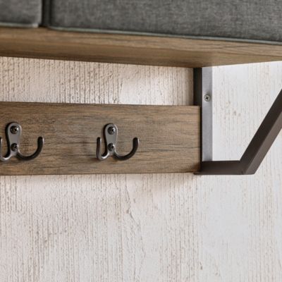 HOMASIS Portemanteau Sur Pied Avec 3 Tiroirs Tissu – Portant Vêtements Bois & Métal, Pieds Réglables, 55x28x176 Cm (Blanc) – Idéal Couloir & Chambre