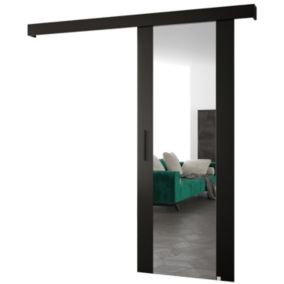 Portes coulissantes Salwador II 70x204 cm (Noir / Noir / Noir)