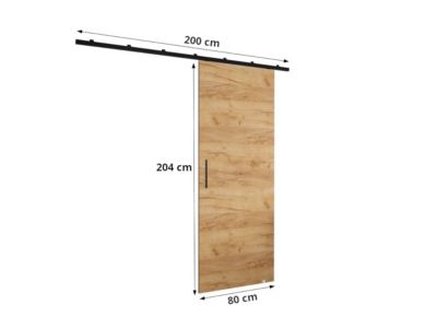 Portes coulissantes Zonda I 80x204 cm (Cachemire)