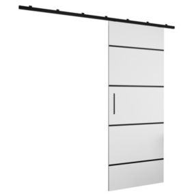Portes coulissantes Zonda IV 70x204 cm (Blanc)