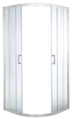 Portes de douche angle circulaire Cooke & Lewis Onega transparent 80 x 80 cm