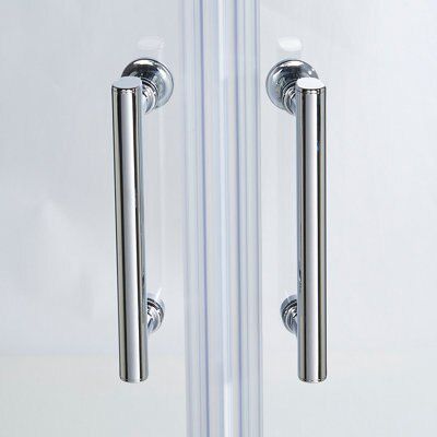 Portes de douche angle circulaire Cooke & Lewis Onega transparent 80 x 80 cm