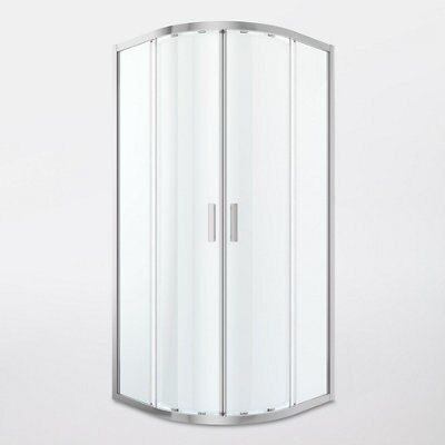 Portes de douche angle circulaire transparent GoodHome Beloya 90 x 90 cm