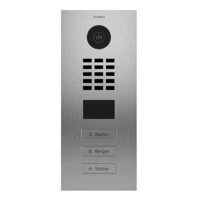 Portier Vidéo Ip 3 Boutons - D2103v V2 Inox
