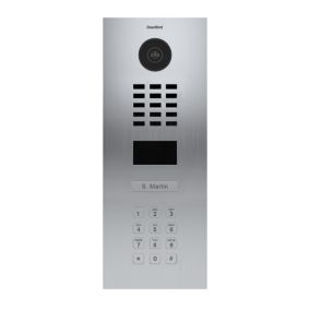 Portier Vidéo Ip Avec Lecteur De Badge Rfid Encastré  - D2101kv Inox