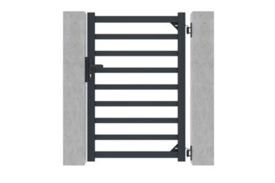 Portillon 1m ANTELAO H.140cm aluminium gris