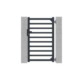 Portillon 1m ANTELAO H.160cm aluminium gris