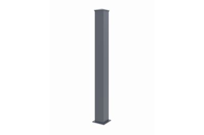 Portillon 1m GIONA H.1,2m + 2 poteaux EIFEL H.166cm Gris