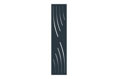 Portillon 1m VELETA H.160cm aluminium gris