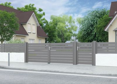Portillon aluminium Rioz 100X155cm Jardimat